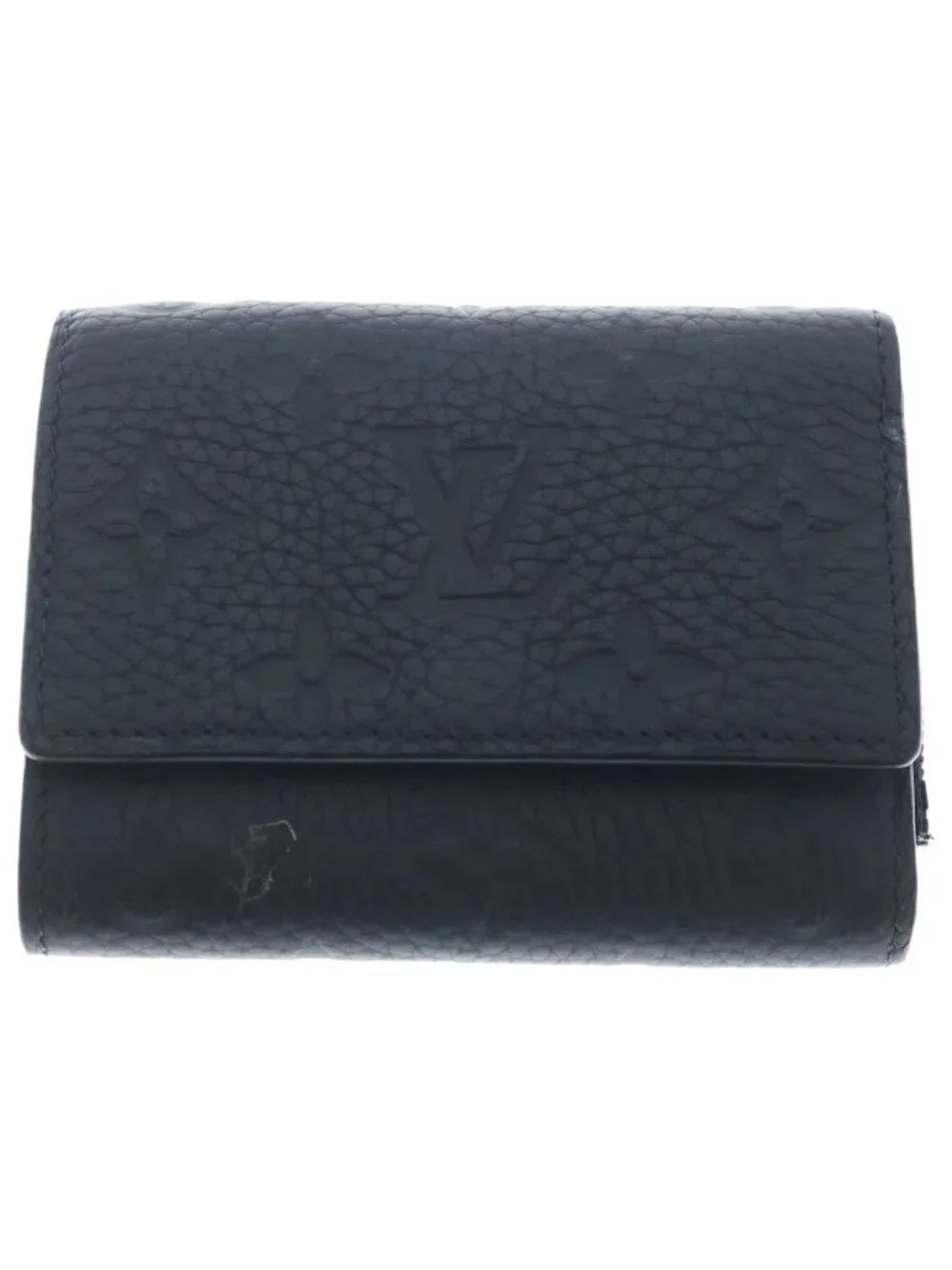 Louis Vuitton Portefeuille Pilot Monogram Taurillon Leather Compact Wallet